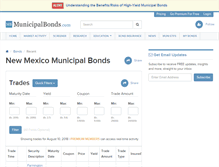 Tablet Screenshot of newmexico.municipalbonds.com