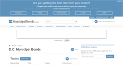 Desktop Screenshot of districtofcolumbia.municipalbonds.com