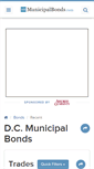 Mobile Screenshot of districtofcolumbia.municipalbonds.com