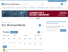 Tablet Screenshot of districtofcolumbia.municipalbonds.com