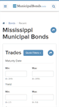 Mobile Screenshot of mississippi.municipalbonds.com