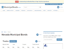 Tablet Screenshot of nevada.municipalbonds.com