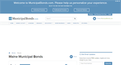 Desktop Screenshot of maine.municipalbonds.com