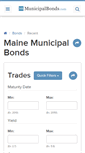 Mobile Screenshot of maine.municipalbonds.com