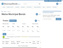 Tablet Screenshot of maine.municipalbonds.com